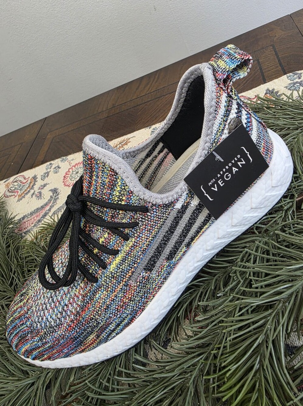 bernie mev. Women's Extreme Slip-on Sneakers in Rainbow Reflective